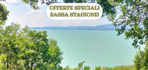 Vista lago con offerte speciali per la bassa stagione.